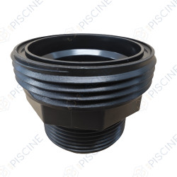 Connecteur 1.5"  (Noir) Vanne Side 6 voies 1"1/2