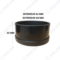Raccord union Ø63mm Filtre LSR/LSC x2 (LACRON) reference 6022A