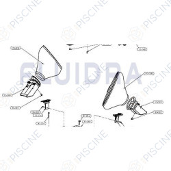 Sacs filtrants fins (x2) pour robot Racer Jet et Reaction référence A8114PK