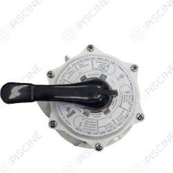 13.0051A - "VANNE TOP V6 1\"1/2 TM12-E BLANCHE À BOULONNER (X8) - REBORD COLLERETTE 34MM - ENTRAXES BOULONS 77-Ø203 MM (E