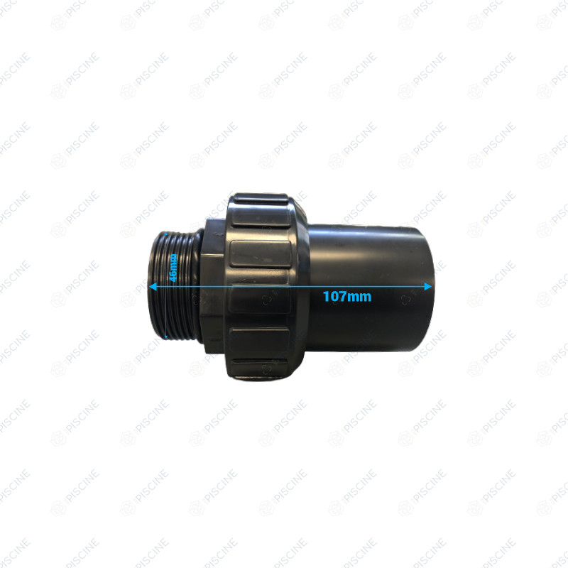 Raccord union 1"1/2 + joint vanne (Emaux) référence E190102