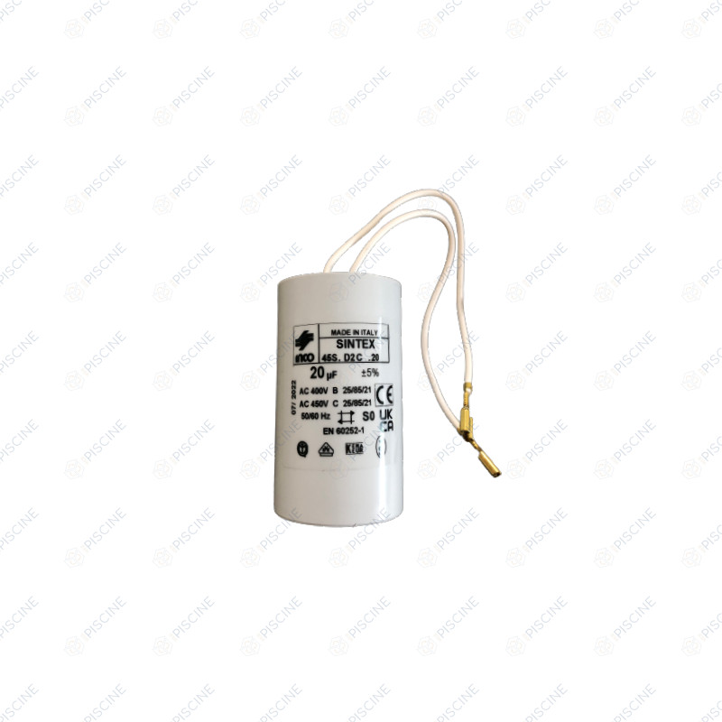 Condensateur 20 µF (67x40) (IML) Pompe BPF IML Condensateur 20 µF (67x40) (IML) Pompe BPF IML