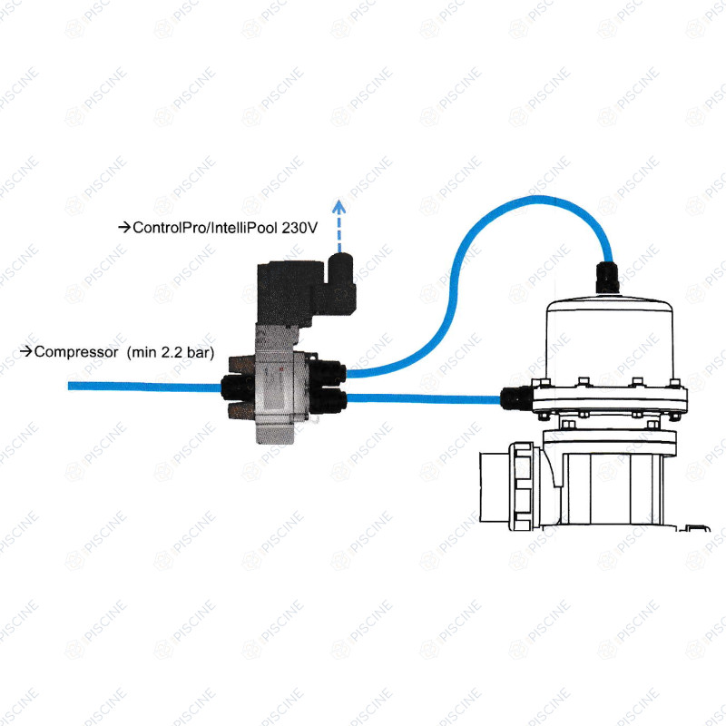 Vanne pilote double action + connections Pro Valve (PENTAIR) Vanne PRO VALVE Vanne pilote double action + connections Pro Valve (PENTAIR) Vanne PRO VALVE