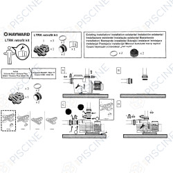 Kit rétrofit fileté pompe large référence LTRK Kit rétrofit fileté pompe large référence LTRK