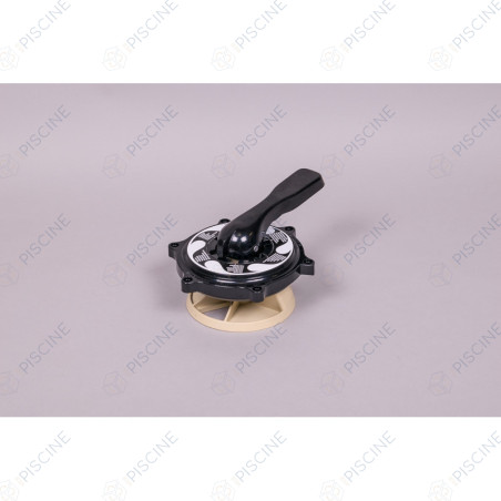 Ensemble supérieur de vanne 1"1/2 noir (Astralpool ) référence 4404120020