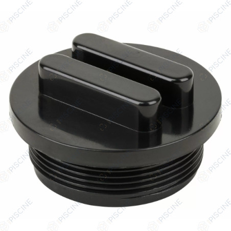 Bouchon pour vanne latéral 2.0" (Noir) Vanne Side 6 voies 2"