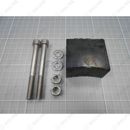 Raccord hydraulique de pied inférieur ou égal 4.5 CV (avec Silent Block) - (ASTRAL) 4405010313