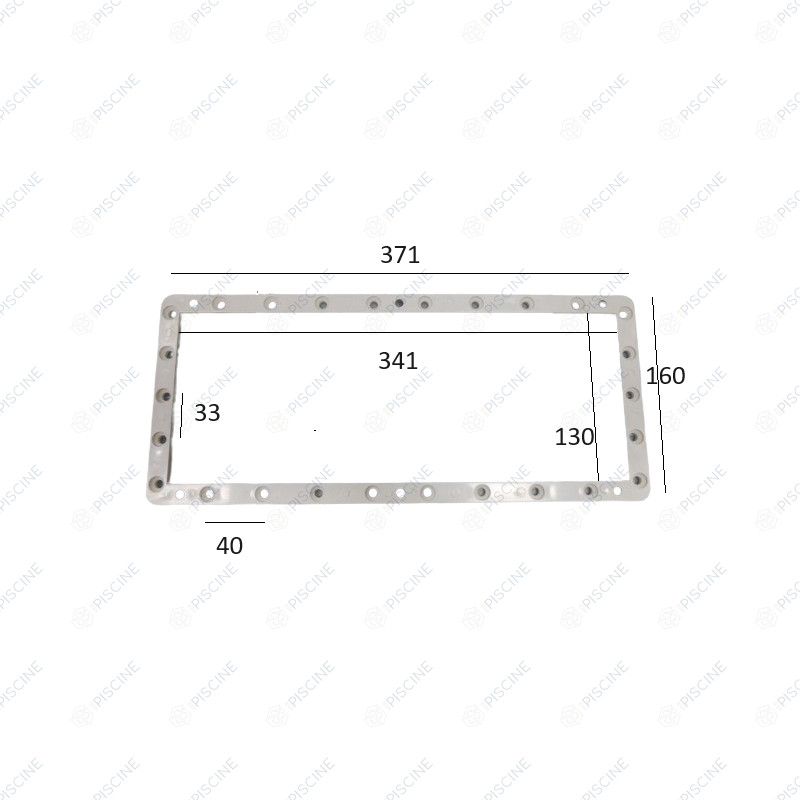 Bride SK Rallonge Meurtrière + 26 vis - 105D015L (SNTE) Skimmer