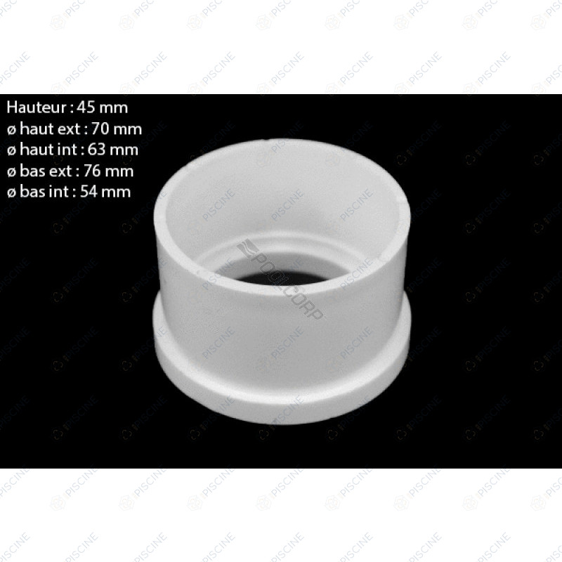 Union à coller Ø63mm cellule BMSC-MES ( Davey) référence M8229E