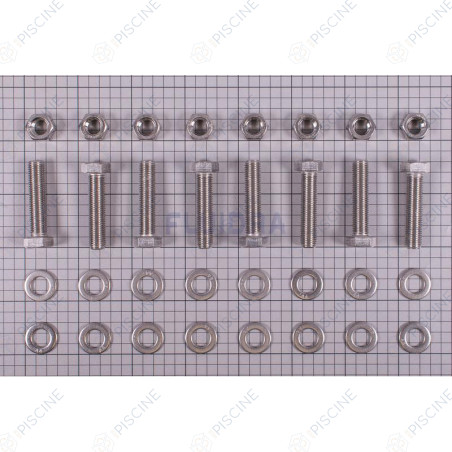Ensemble de boulons pour union de préfiltre pompe Kivu 7.5 à 15 CV 4405010286