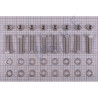 Ensemble de boulons pour union de préfiltre pompe Kivu 7.5 à 15 CV 4405010286