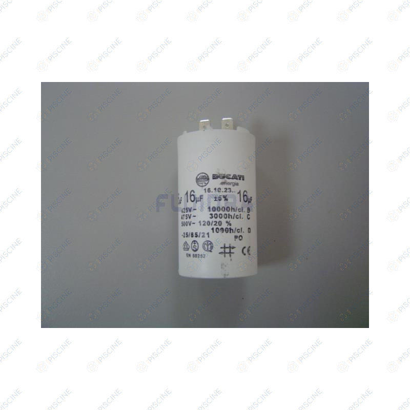 Condensateur 16 µF 1 CV pompe Astral Leaderflow CE05020122