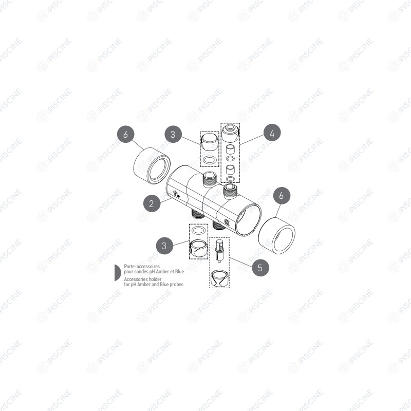 Porte accessoire pool technologie sans bouchon