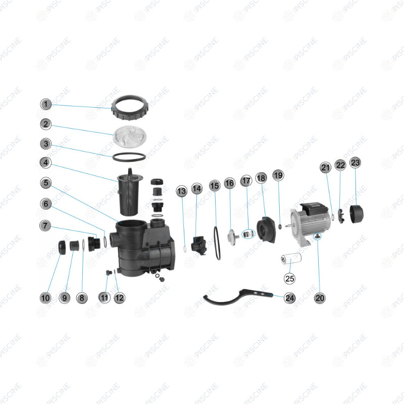 Pompe Astral Bering 0.5-0.75-1 CV