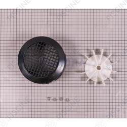 Ensemble ventilateur + capot pompe Verdon 0,5-1 CV