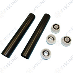 Rouleau complet avec roulements (sans brosse) (KIT DE 2) AQV (HAYWARD) Rouleau complet avec roulements (sans brosse) (KIT DE 2) AQV (HAYWARD)