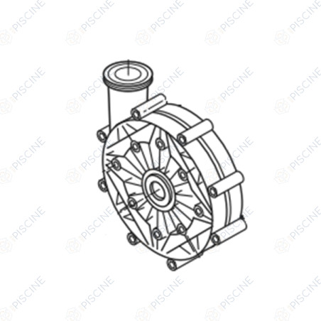 Corps refoulement avec embout cannelé 40mm Pompe BADU 21 SPECK PUMPEN