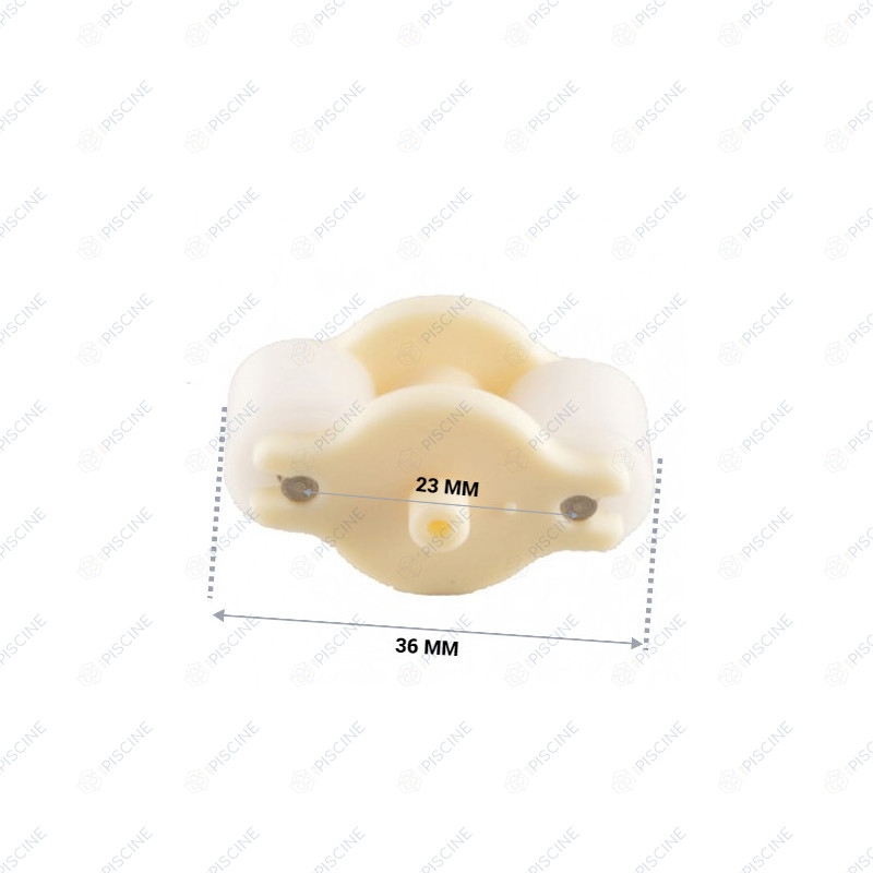 Porte-galet complet pour pompe MP1 Ø12,7 (MICRODOS) reference 11.010.400