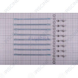 Tige de fixation de corps M8x220 pompe Atlas