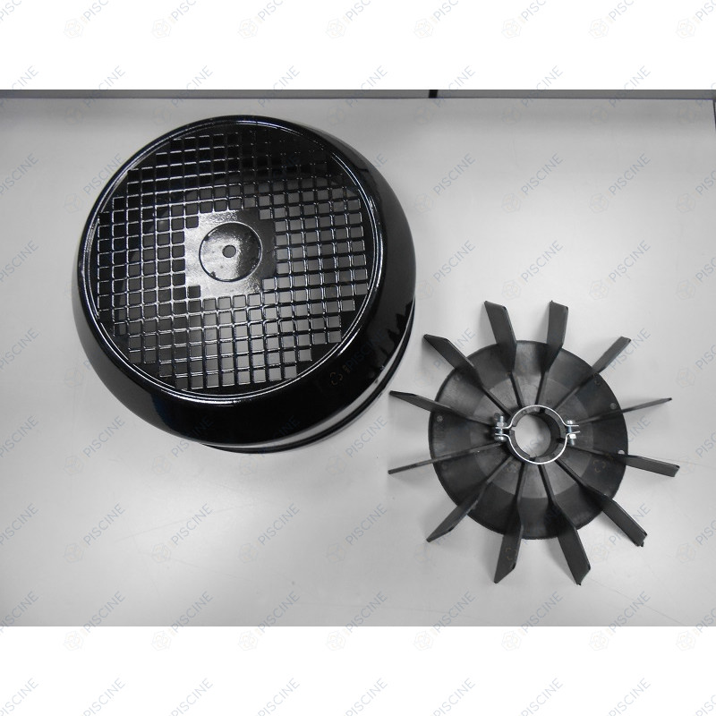 Capot ventilateur + ventilateur 10 à 12,5 HP pompe Colorado
