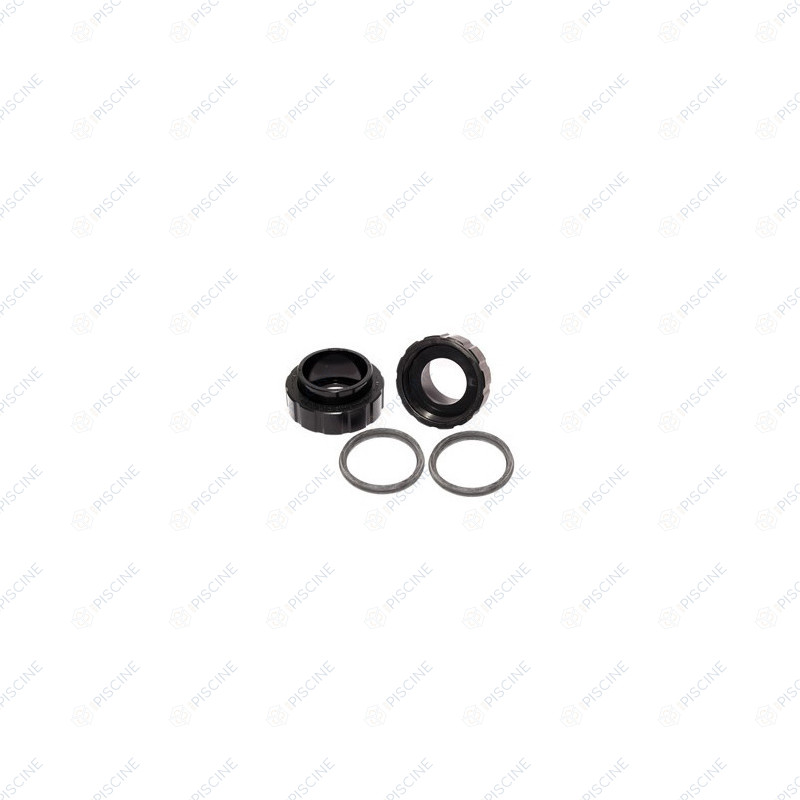 Kit raccord union 63mm (x2) pour pompe Max Flo 2 et XL (HAYWARD) reference SP3200UNKIT63