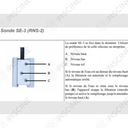 Sonde niveau inox SE-3 pour RNS-2 ( CCEI ) référence SF140005 Sonde niveau inox SE-3 pour RNS-2 ( CCEI ) référence SF140005
