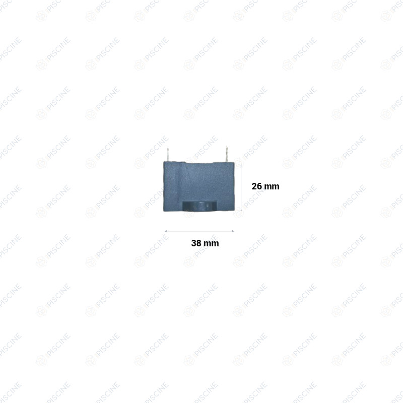 Condensateur ventilateur 5, 7 et 9 kW 2uF (ZODIAC) reference WWA01051 Condensateur ventilateur 5, 7 et 9 kW 2uF (ZODIAC) reference WWA01051