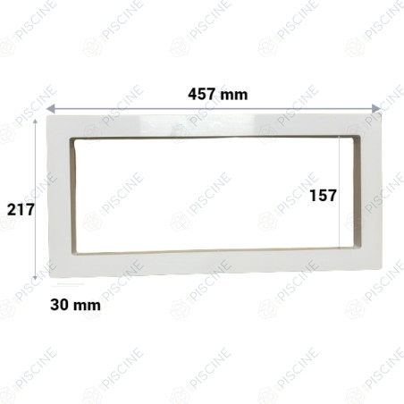 Enjoliveur de bride de skimmer Grande bouche - (Pentair) Skimmer Grande Bouche