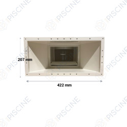 Skimmer coque 15L grande meurtrière