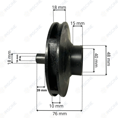 Turbine 1,5CV pompe Argonaut (ITT MARLOW) Pompe ITT Argonaut CERTIKIN