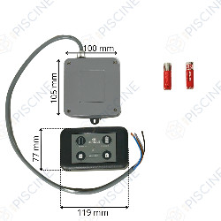 Boitier de commande sans fil avec recepteur - référence KA240100606 -  ABRIBLUE