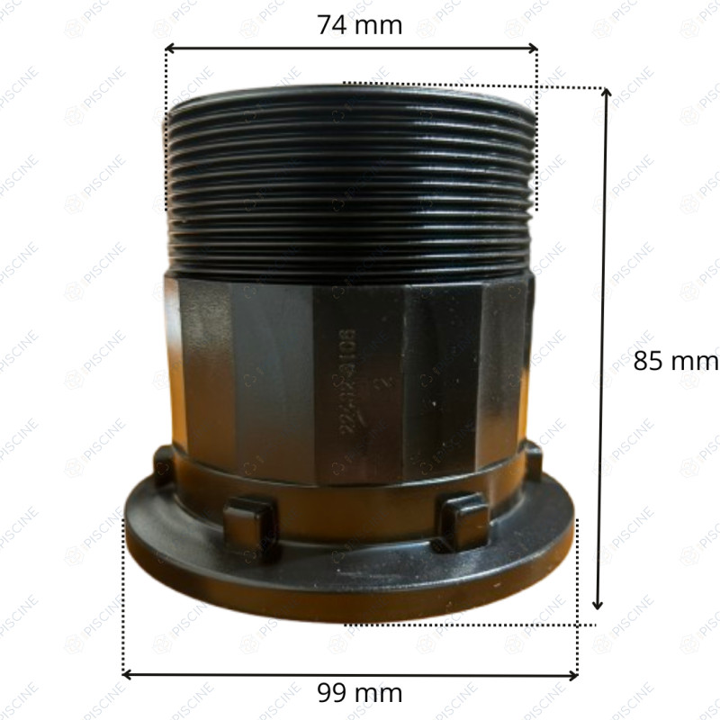 Raccord union + Ecrou + Joint FILTRE SAB Cantabric - 2 1/2'' à Visser (kit de 2) (ASTRAL) reference 4404180115 Raccord union + Ecrou + Joint FILTRE SAB Cantabric - 2 1/2'' à Visser (kit de 2) (ASTRAL) reference 4404180115