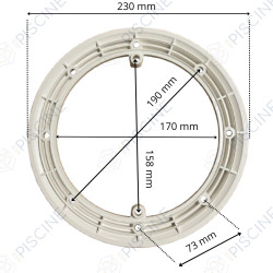 Bride (+ Joints + Vis métriques)  bonde de fond 2'' Liner (ASTRAL) reference 4402021101