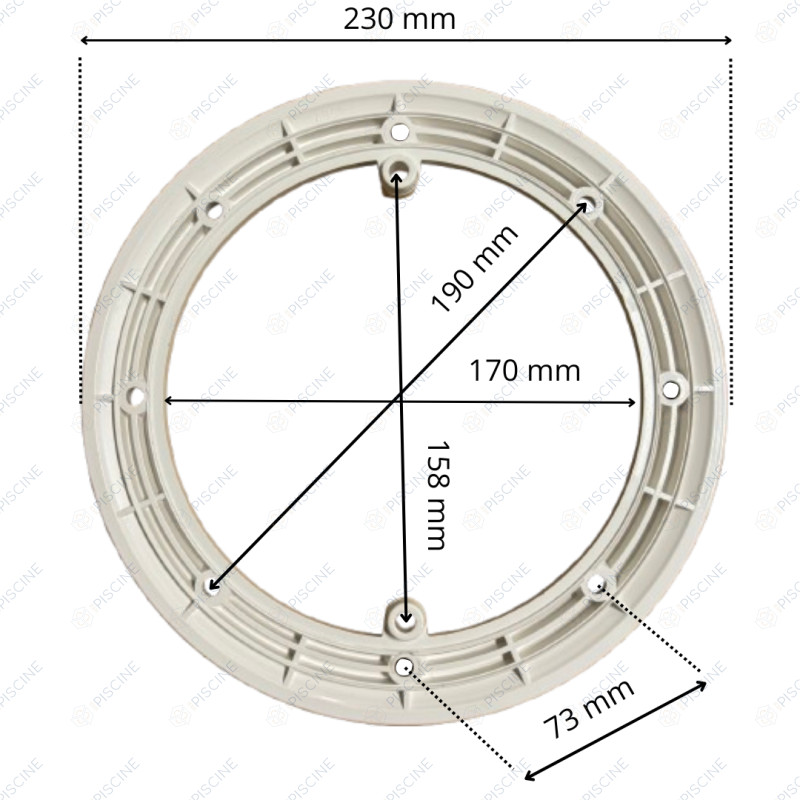 Bride (+ Joints + Vis métriques) bonde de fond 2'' Liner (ASTRAL) reference 4402021101 Bride (+ Joints + Vis métriques) bonde de fond 2'' Liner (ASTRAL) reference 4402021101