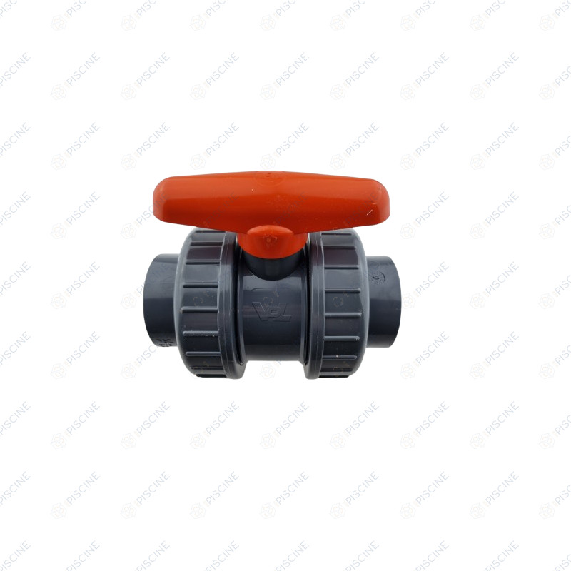Vanne VDL piscine PVC quart de tour 1"1/2 référence 1410050