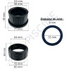 Raccord Union pompe (Sprint, Victoria, Astral Glass Plus)  1 CV (ASTRAL) reference 4405010106
