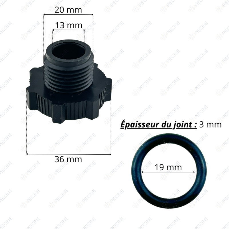 Bouchon de Vidange FILTRE KT (Star Clear I, II, Chlor) - (HAYWARD) reference CX250Z14