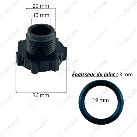 Bouchon de Vidange FILTRE KT (Star Clear I, II, Chlor) - (HAYWARD) reference CX250Z14