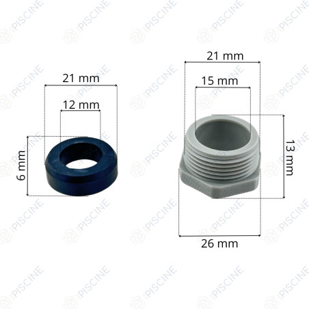Presse Etoupe PROJ Incand.300W Corps-Niche - COFIES (HAYWARD) reference PRX20020
