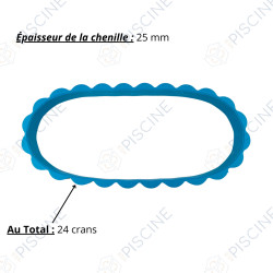 Chenille Bleu Indigo W1222A