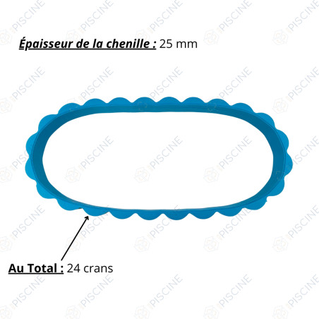 Chenille Bleu Indigo W1222A