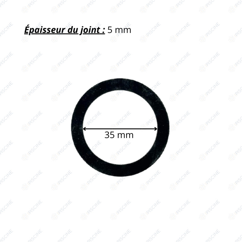 Joint de raccord plat demi-union (à l'unité) (ZODIAC) reference WNS03428