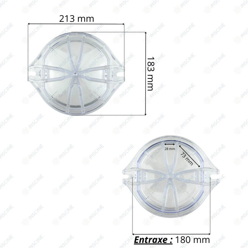 Couvercle de pompe MJB et MPB - Girotec (ACIS) reference C-B526-06-A