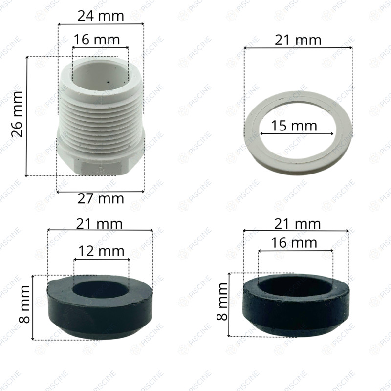 Presse Etoupe (M25 Supp. Amp.) PROJ Std/Leds - Liner/Béton (ASTRAL) reference 4403010312