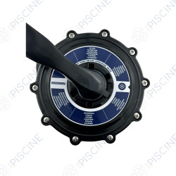 Vanne side classic plus 2" noire avec jonction entraxe 230mm référence 74862 Vanne side classic plus 2" noire avec jonction entraxe 230mm référence 74862