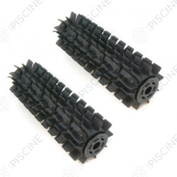 Kit brosses CyclonX pour coques polyester (x2) (ZODIAC)
