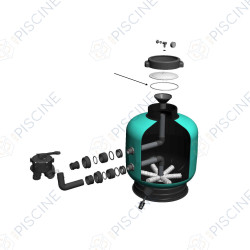 Joint TURBIDRON et FILTRONE petit couvercle noir Gemas