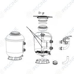 Système intérieur filtre pour SMG650 reference E89014005 Système intérieur filtre pour SMG650 reference E89014005