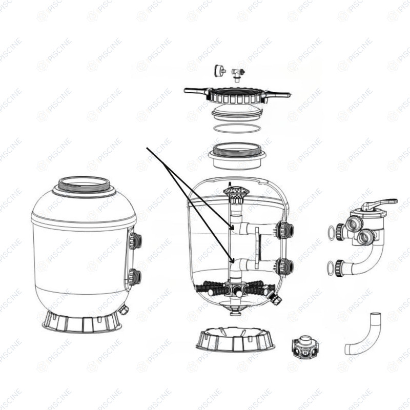 Système intérieur filtre pour SMG650 reference E89014005 Système intérieur filtre pour SMG650 reference E89014005