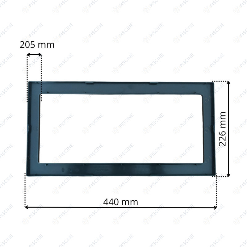 Bride (+ enjoliveur + vis) Skimmer Easyline Gris ANTHRACITE Astralpool Bride (+ enjoliveur + vis) Skimmer Easyline Gris ANTHRACITE Astralpool